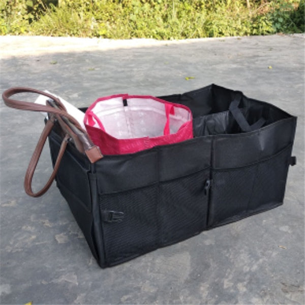 Car trunk storage bag