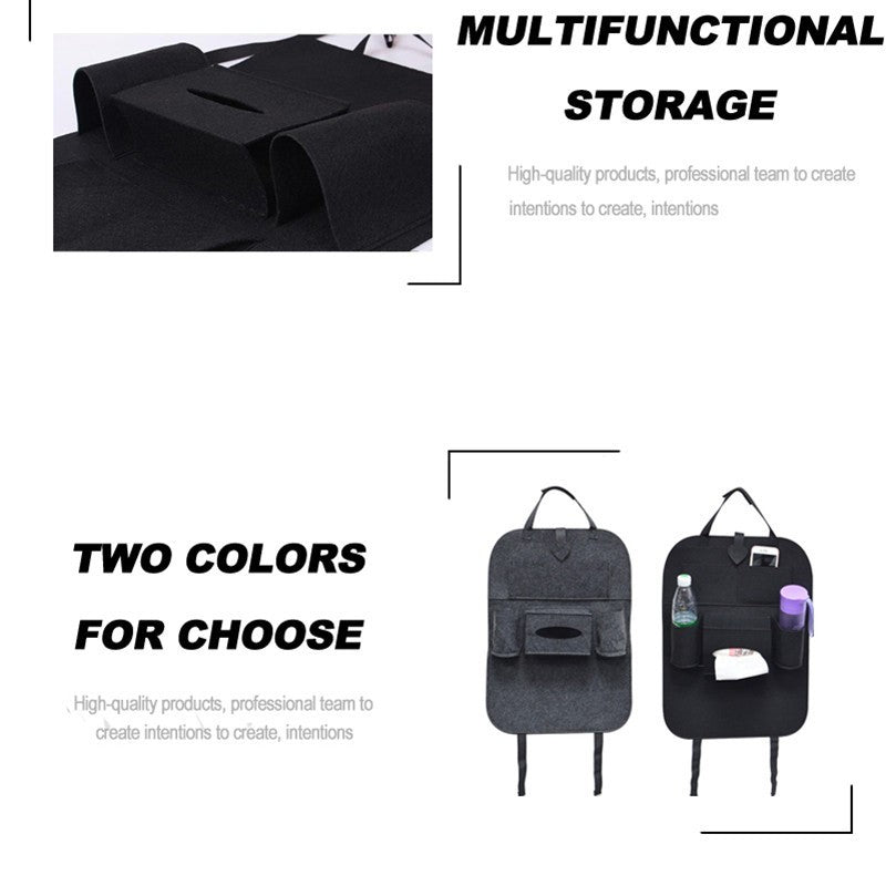 Multi-Purpose Auto Seat Organizer Bag