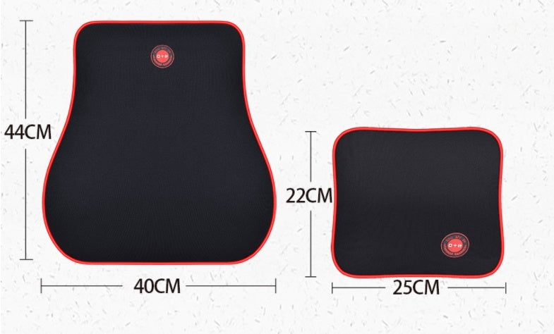 Car Headrest and Lumbar Pillow Memory Foam