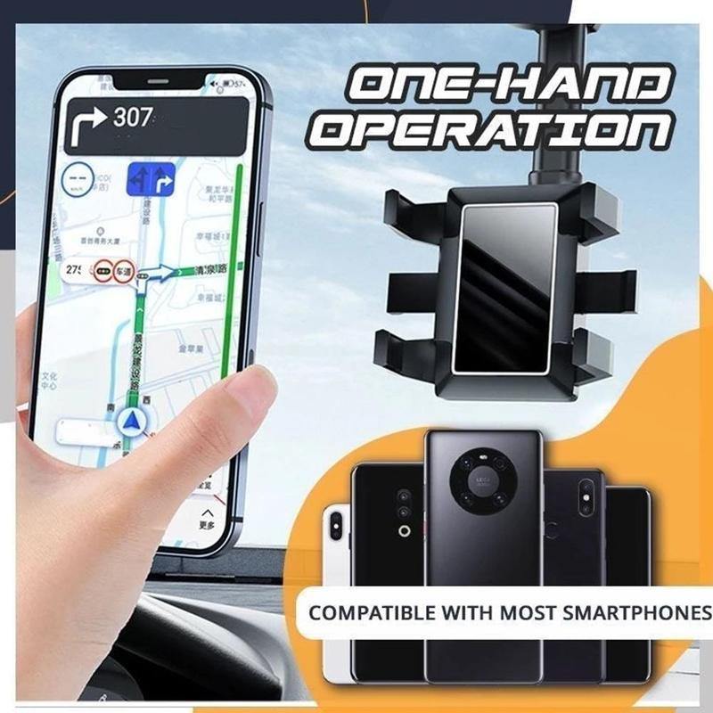 Rearview Mirror Phone Holder